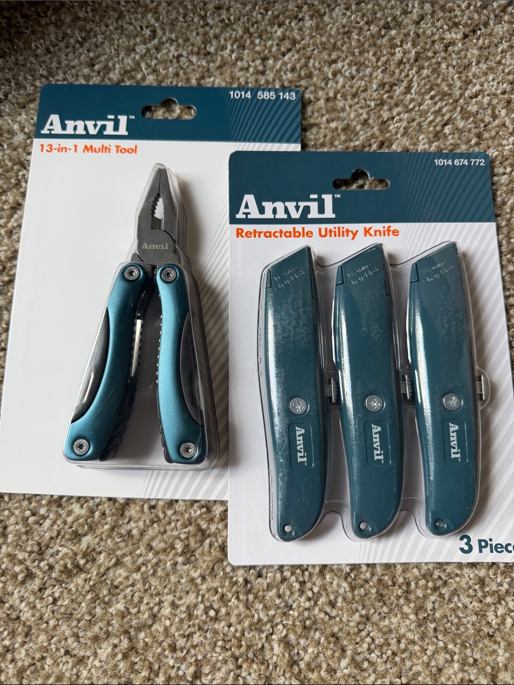 Anvil Multi Tool & Utility Knives Bundle